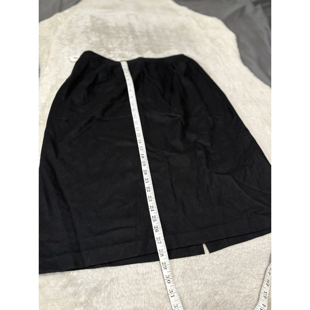 New Sage Harbor Womens Black Wool Skirt Plus Size 18W - Picture 6 of 6